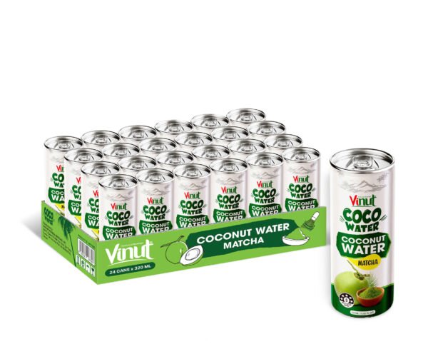 Matcha Coconut Water Can 320ml