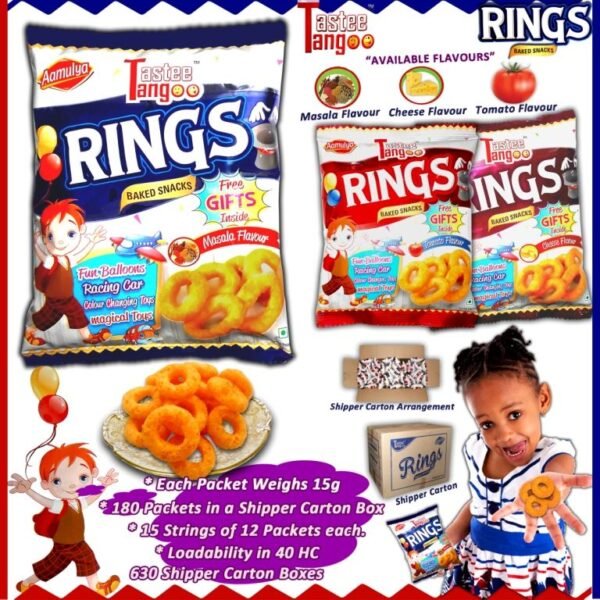 Spicy Corn Ring Puffs