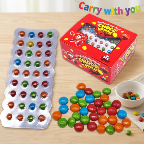 Colourful Milk Chocolate Beans
