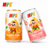 White Peach Soda with Popping Boba 330ml