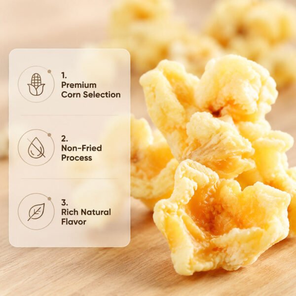 Sweet Glazed Golden Corn Puffs