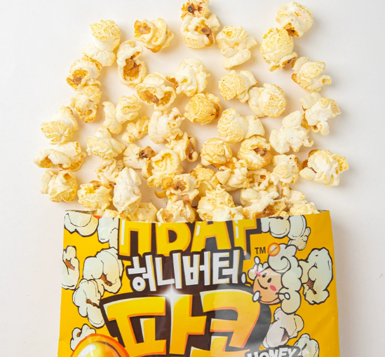 Korean Honey Butter Popcorn Crisps (12 Packs)