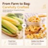 Sweet Glazed Golden Corn Puffs