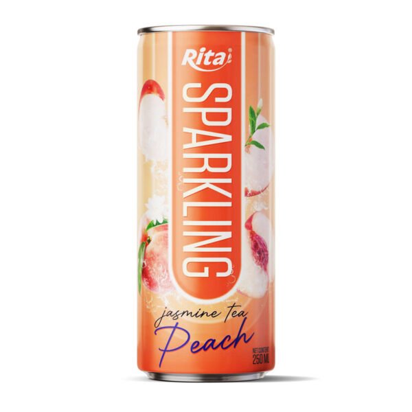 Prebiotic Jasmine Peach Soda 250ml